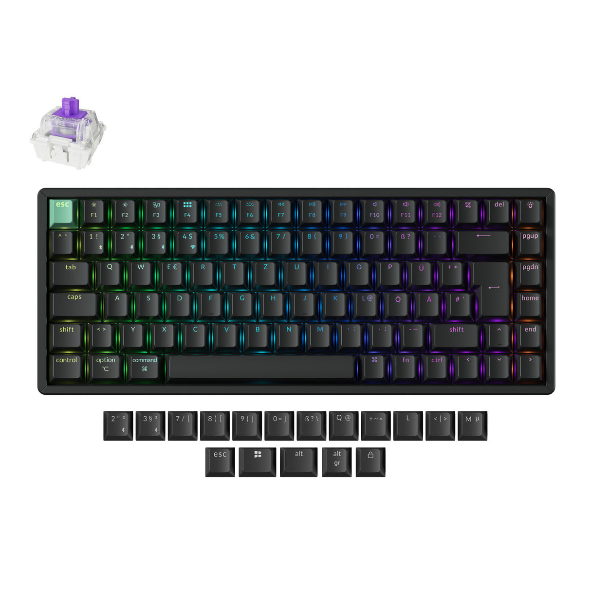 Keychron K2 HE Wireless Magnetic Switch Custom Keyboard ISO Layout Collection