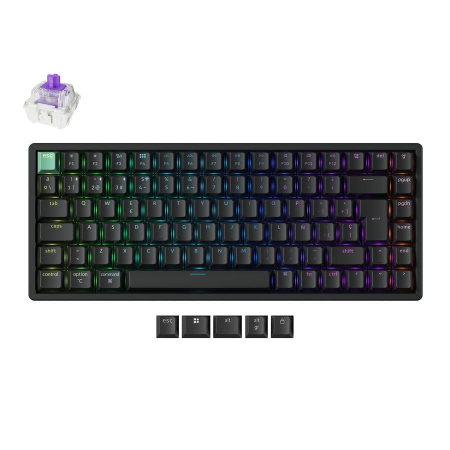 Keychron K2 HE Wireless Magnetic Switch Benutzerdefinierte Tastatur ISO Layout Kollektion