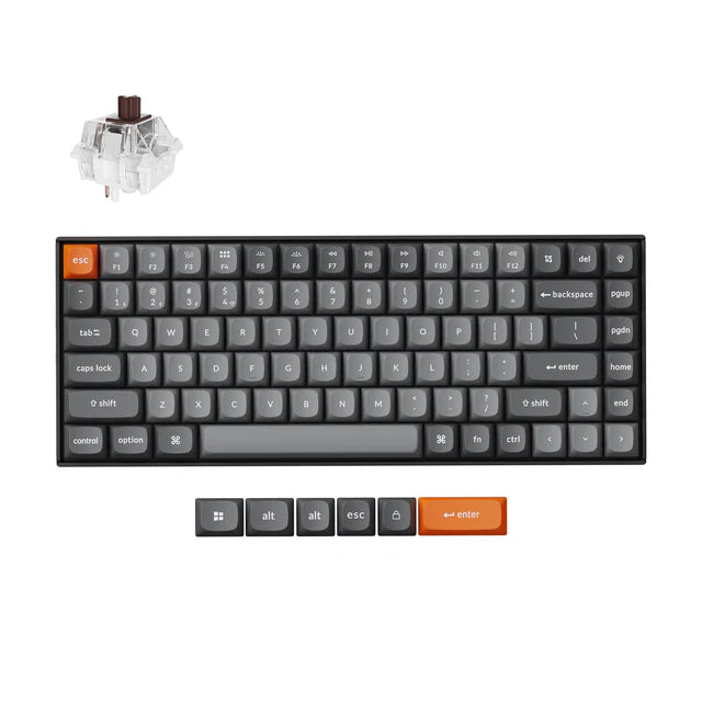 Keychron K2 Max QMK Kabellose Mechanische Tastatur (US ANSI Layout)