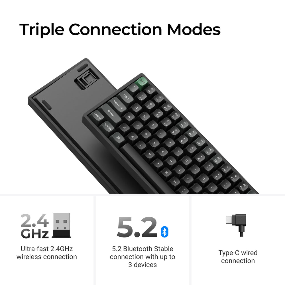 Keychron K2 Ultra 8K Wireless Custom Mechanical Keyboard ISO Layout Collection