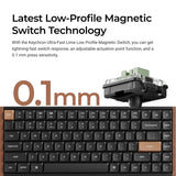 Keychron K3 HE Wireless Magnetic Switch Custom Keyboard(US ANSI Layout)