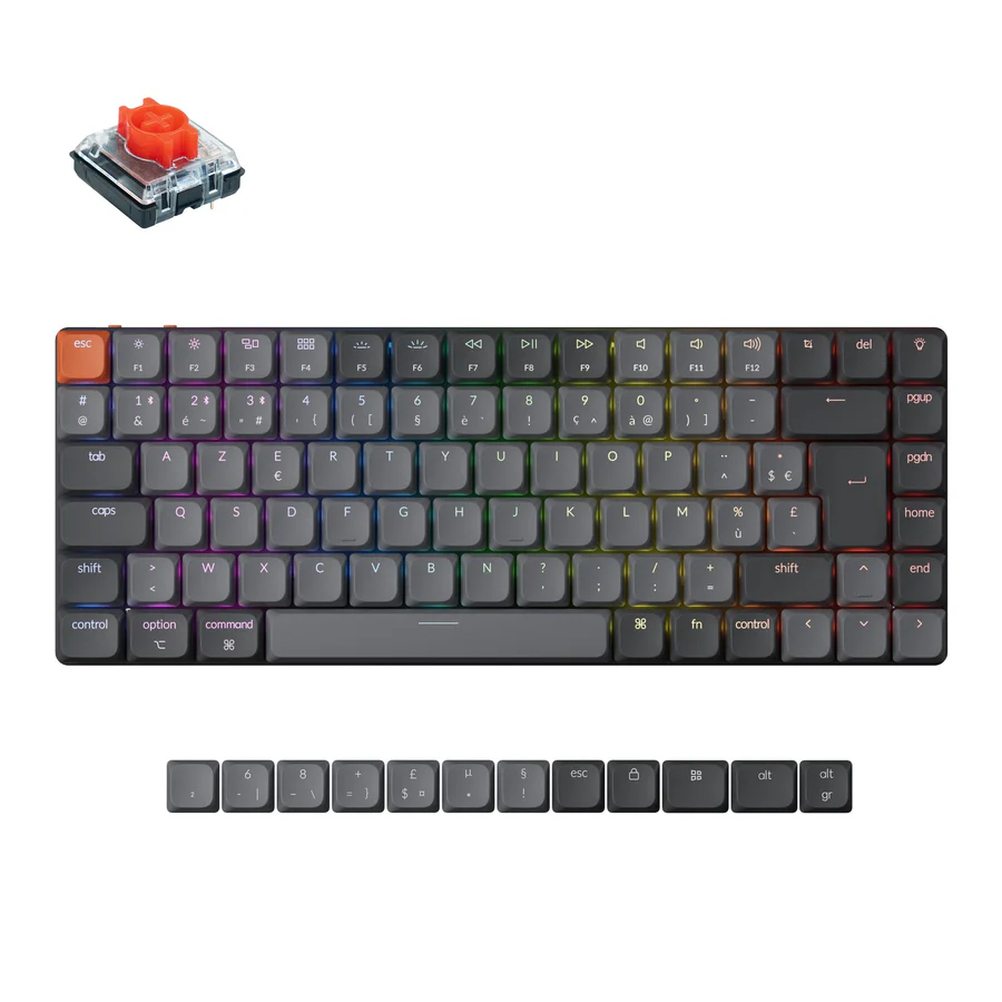Keychron K3 Max QMK/VIA Wireless Custom Mechanical Keyboard ISO Layout Collection