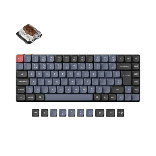 Keychron K3 Pro QMK/VIA kabellose mechanische Tastatur ISO-Layout-Sammlung