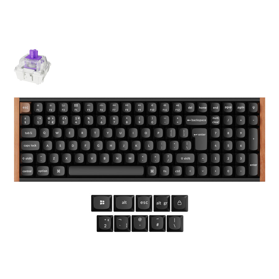 Keychron K4 HE Kabellose Magnetische Schalter Benutzerdefinierte Tastatur ISO Layout Kollektion