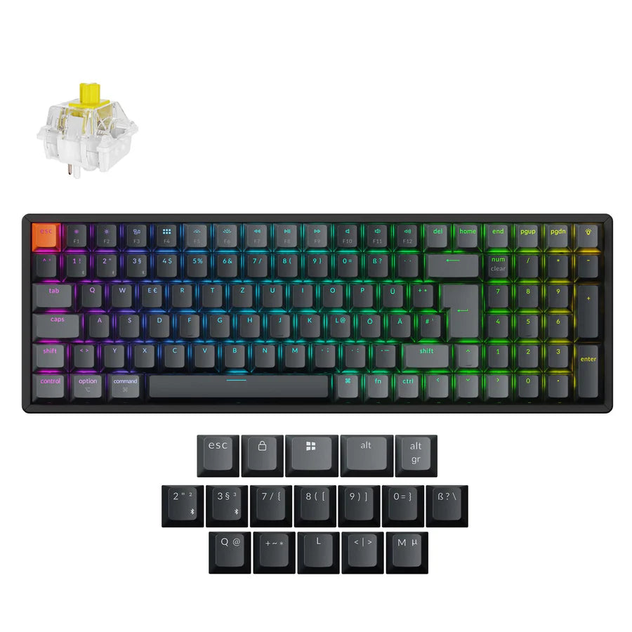 Keychron K4 QMK Wireless Mechanical Keyboard ISO Layout Collection (Version 3)