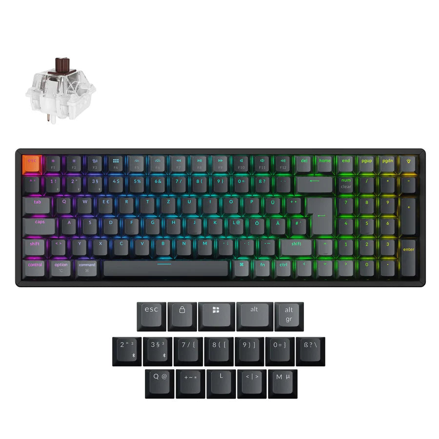 Keychron K4 QMK Wireless Mechanical Keyboard ISO Layout Collection (Version 3)
