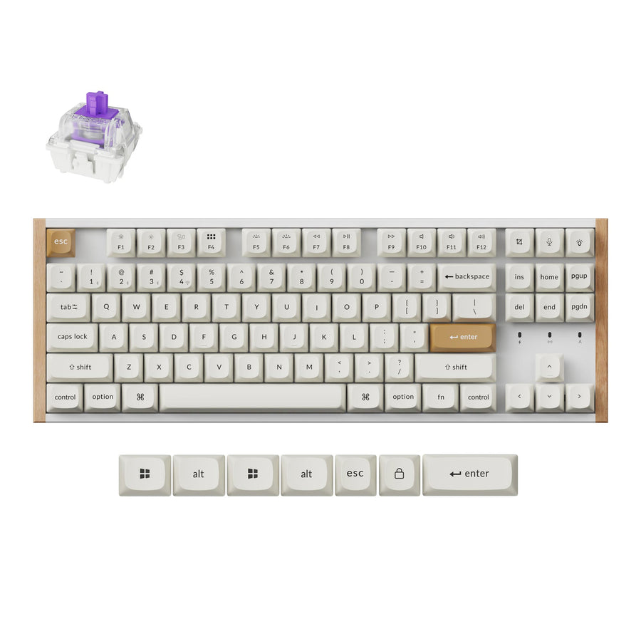 Keychron K8 HE Kabellose Magnetische Schalter Benutzerdefinierte Tastatur