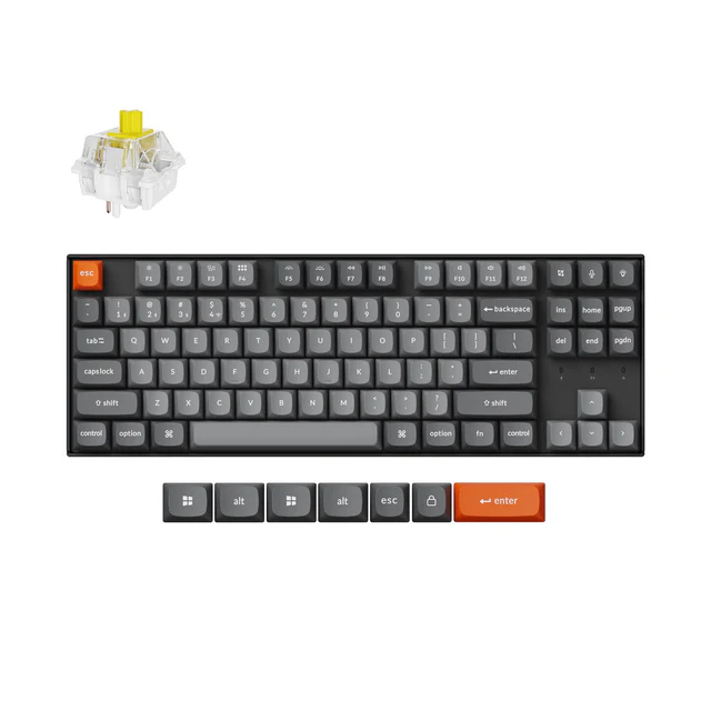 Keychron K8 Max QMK Wireless Mechanical Keyboard (US ANSI Layout)