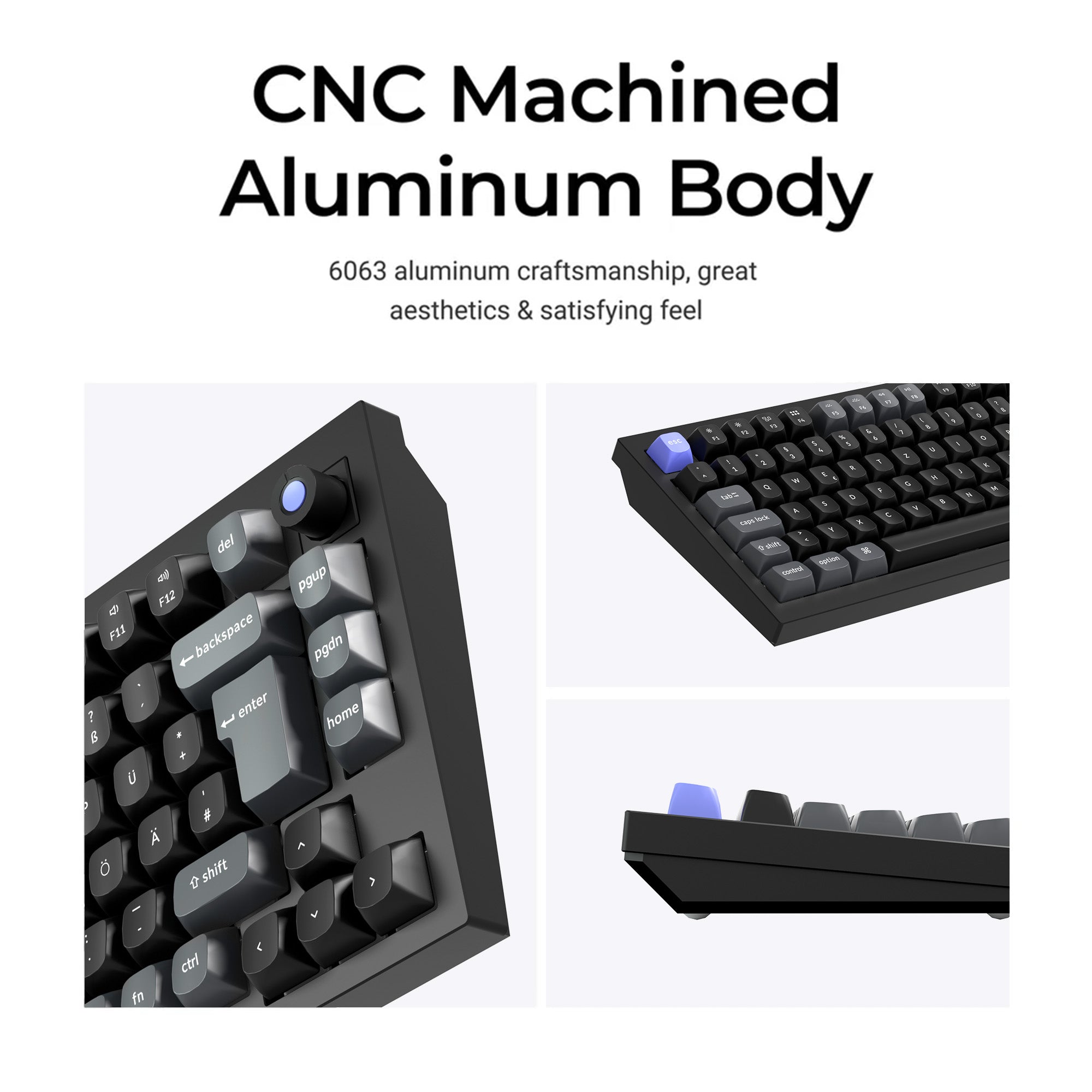 Keychron Q1 HE 8K Magnetic Switch Keyboard (ISO layout Only Wired Keyboard)