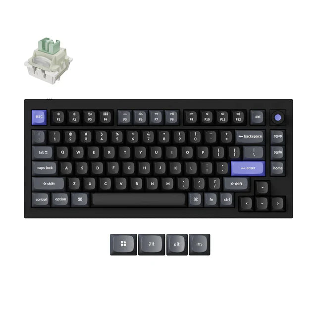 Keychron Q1 HE 8K Magnetische Schalter Tastatur(US ANSI layout)