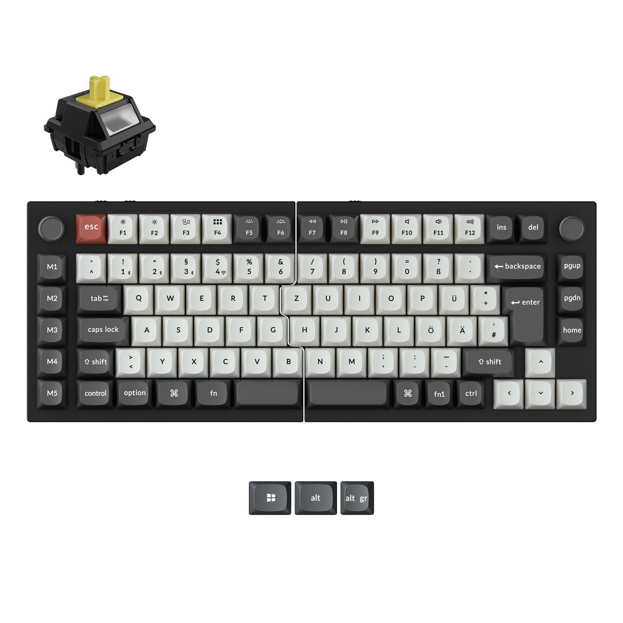 Keychron Q11 Ultra 8K Wireless Custom Mechanical Keyboard ISO Layout Collection