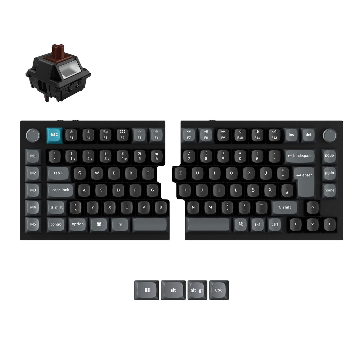 Keychron Q11 Ultra 8K Wireless Custom Mechanical Keyboard ISO Layout Collection