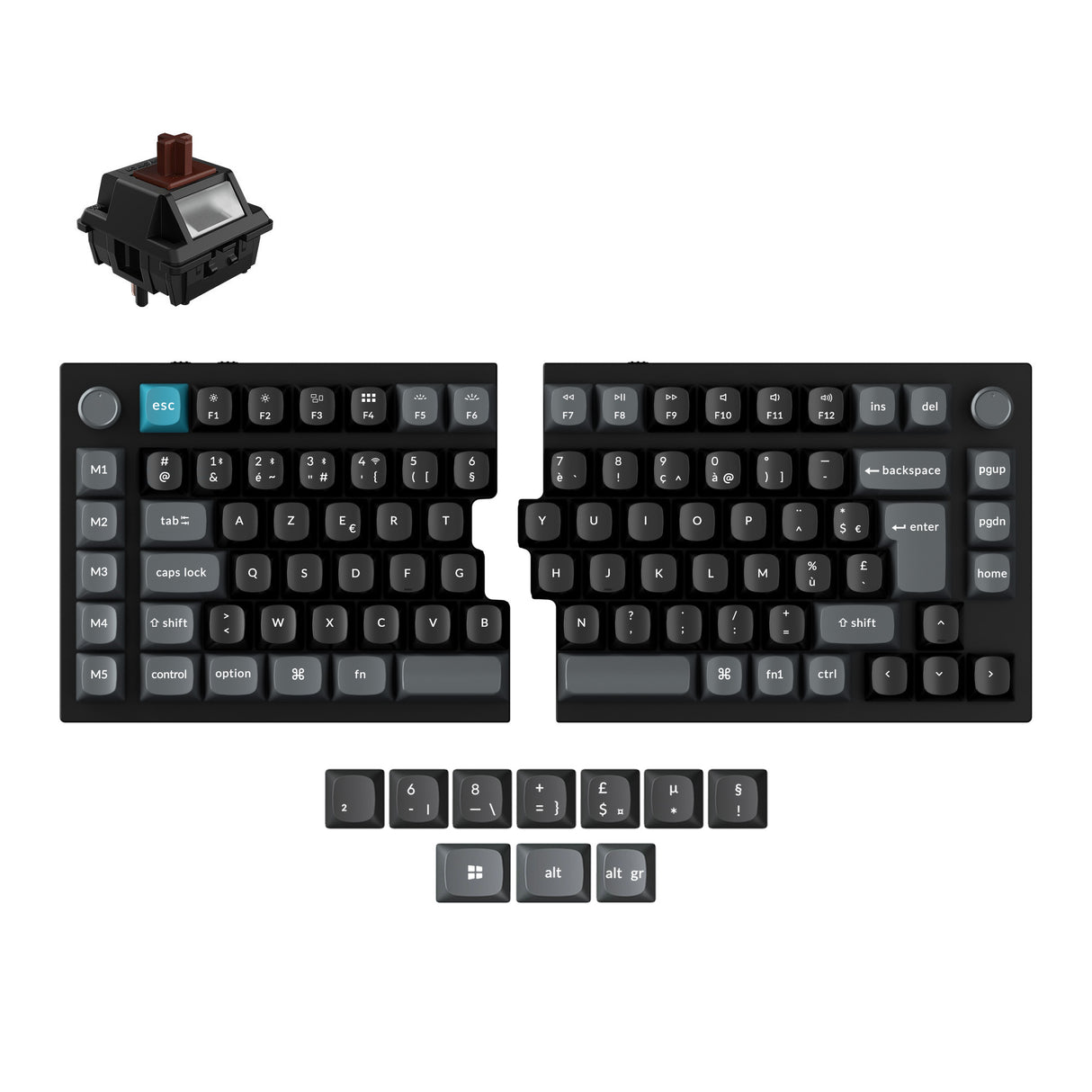 Keychron Q11 Ultra 8K Wireless Custom Mechanical Keyboard ISO Layout Collection