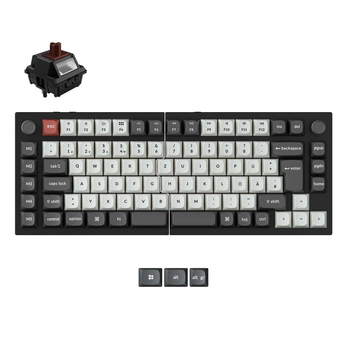 Keychron Q11 Ultra 8K Wireless Custom Mechanical Keyboard ISO Layout Collection