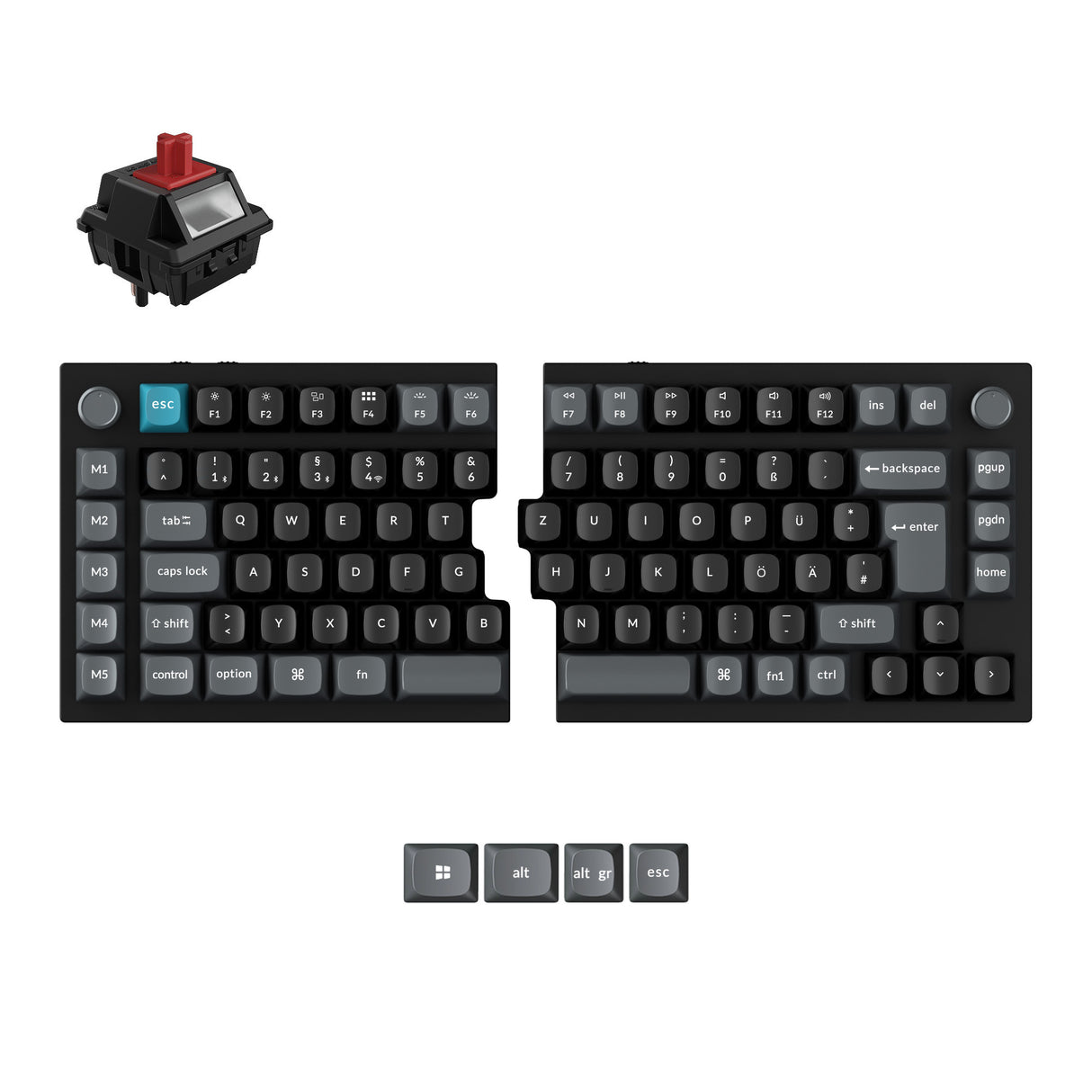 Keychron Q11 Ultra 8K Wireless Custom Mechanical Keyboard ISO Layout Collection