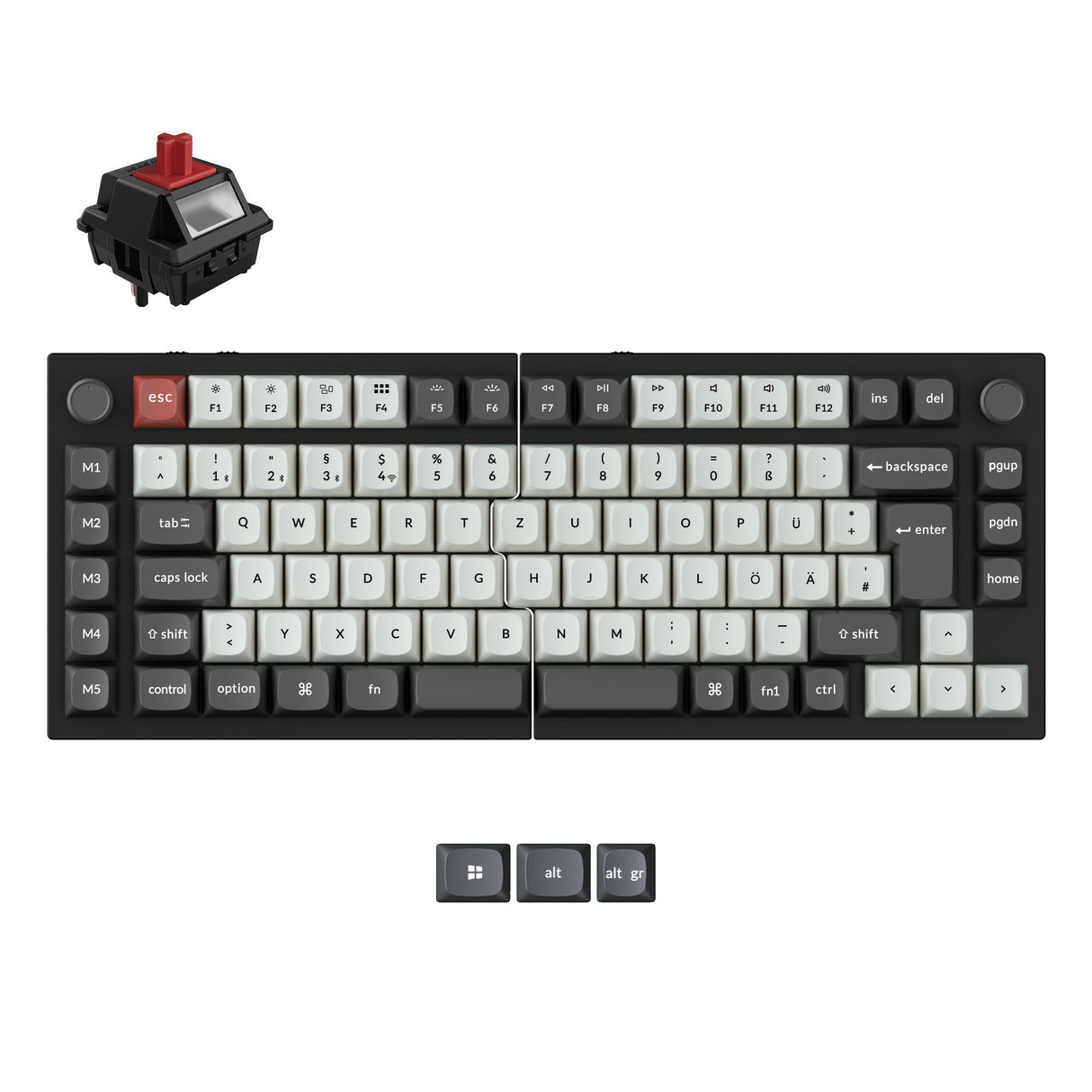 Keychron Q11 Ultra 8K Wireless Custom Mechanical Keyboard ISO Layout Collection
