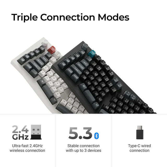 Keychron Q13 Ultra 8K Wireless Custom Mechanical Keyboard(ANSI US Layout)