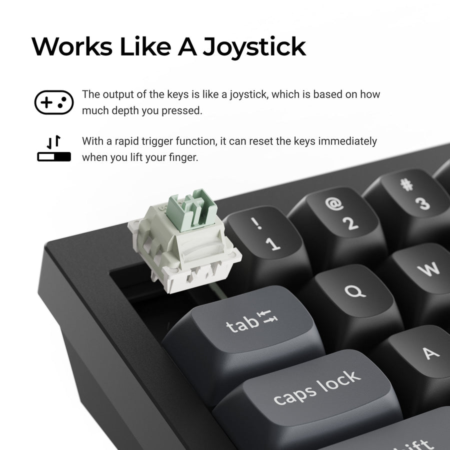 Keychron Q2 HE 8K Magnetic Switch Keyboard(US ANSI layout Only Wired Keyboard)