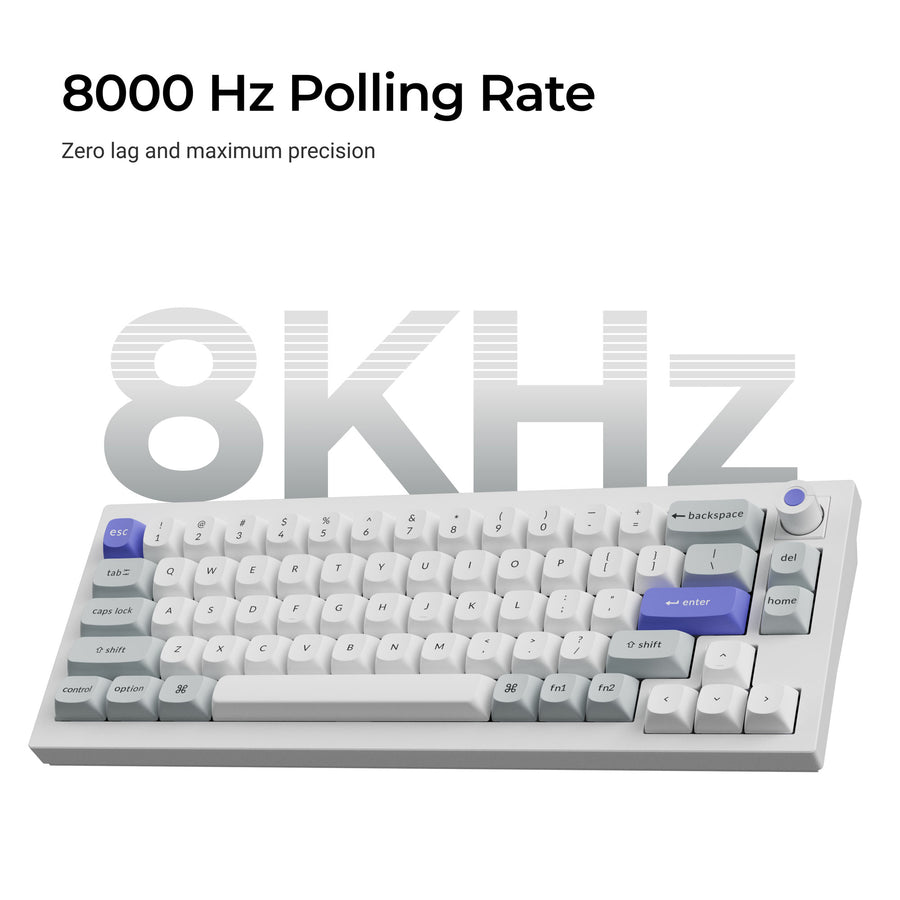 Keychron Q2 HE 8K Magnetic Switch Keyboard(US ANSI layout Only Wired Keyboard)