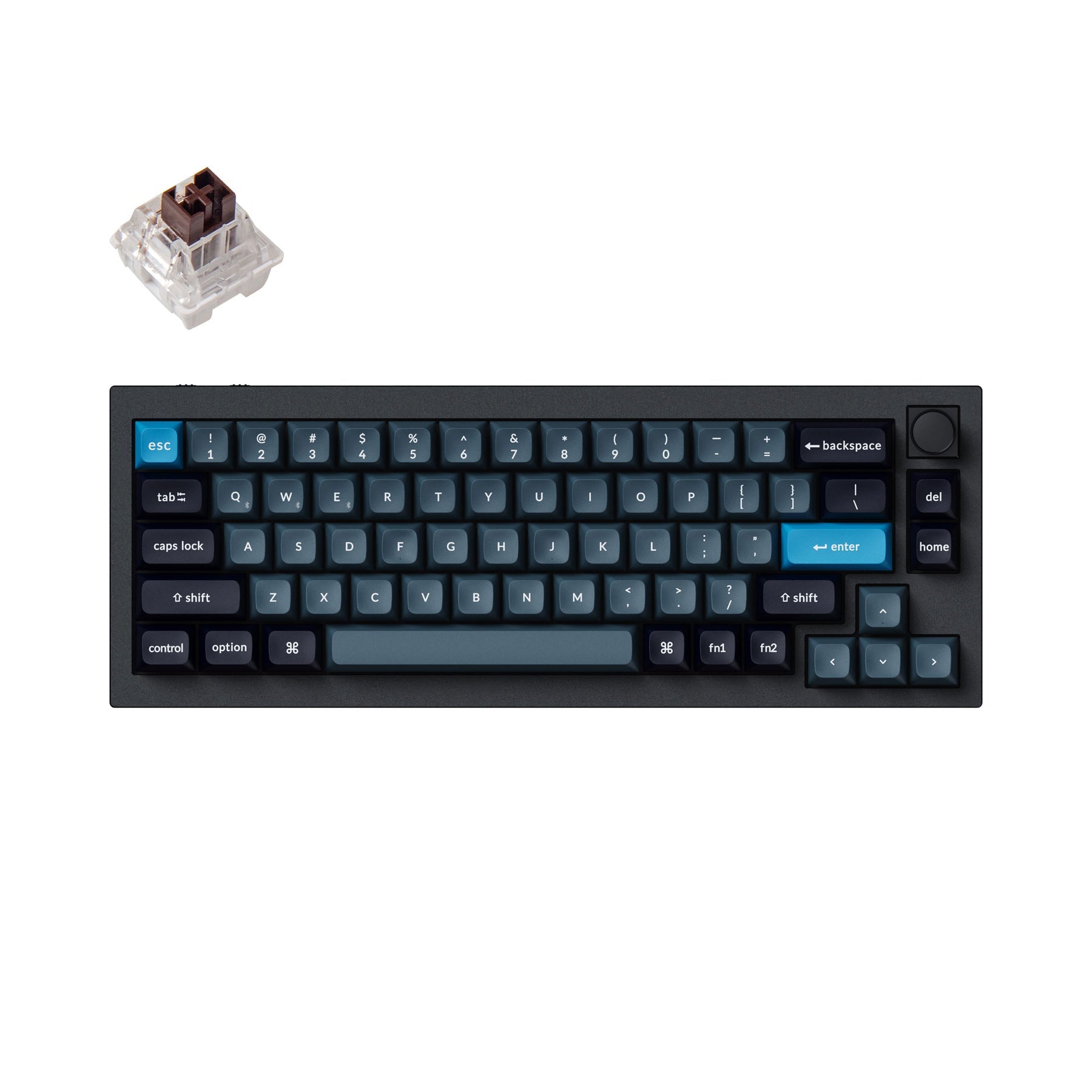 Keychron Q2 Pro QMK/VIA Wireless Custom Mechanical Keyboard (US 