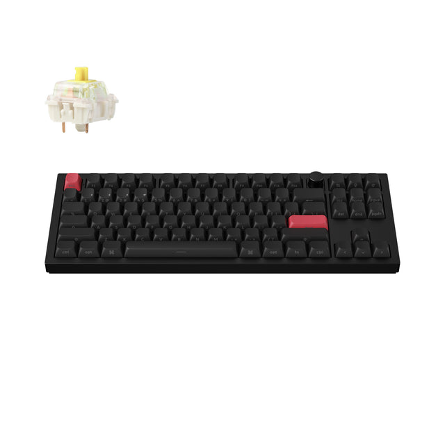 Keychron Q3 Max QMK/VIA Drahtlose benutzerdefinierte mechanische Tastatur (US-ANSI-Layout)