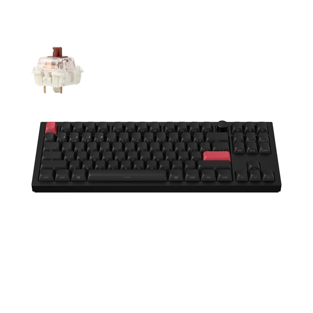 Keychron Q3 Max QMK/VIA Drahtlose benutzerdefinierte mechanische Tastatur (US-ANSI-Layout)