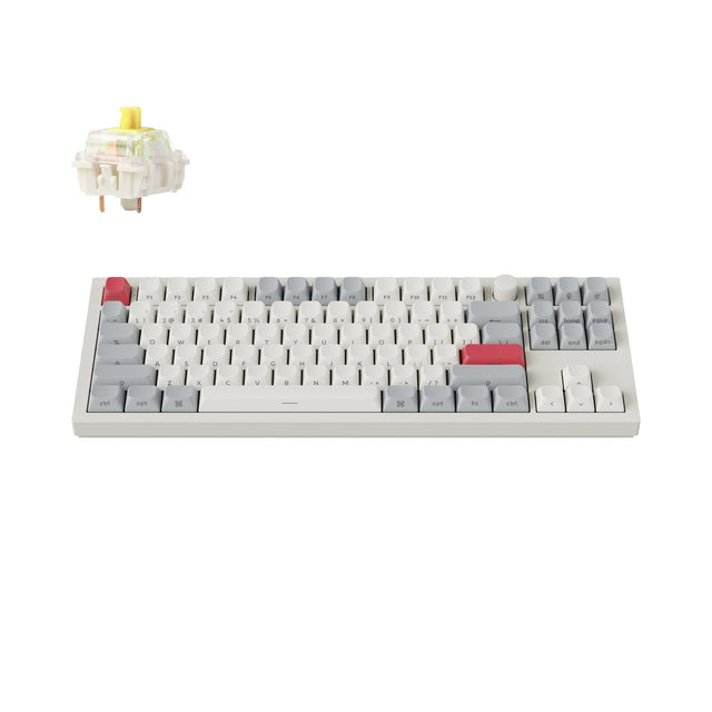 Keychron Q3 Max QMK/VIA Drahtlose benutzerdefinierte mechanische Tastatur (US-ANSI-Layout)