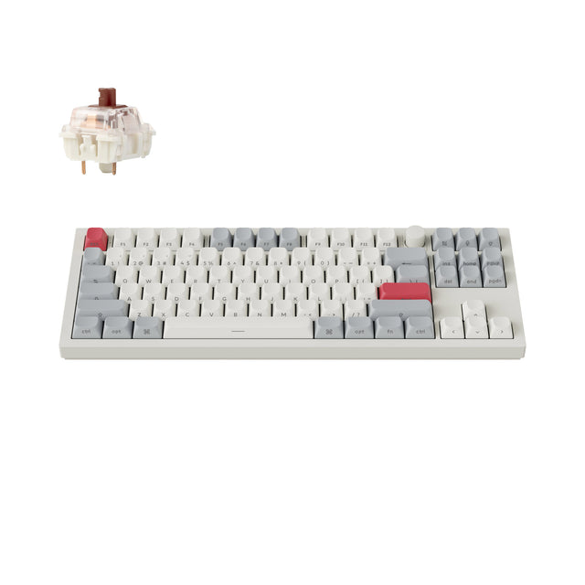 Keychron Q3 Max QMK/VIA Drahtlose benutzerdefinierte mechanische Tastatur (US-ANSI-Layout)