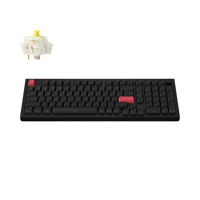 Keychron Q5 Max QMK/VIA Drahtlose benutzerdefinierte mechanische Tastatur (US-ASIN-Tastatur)