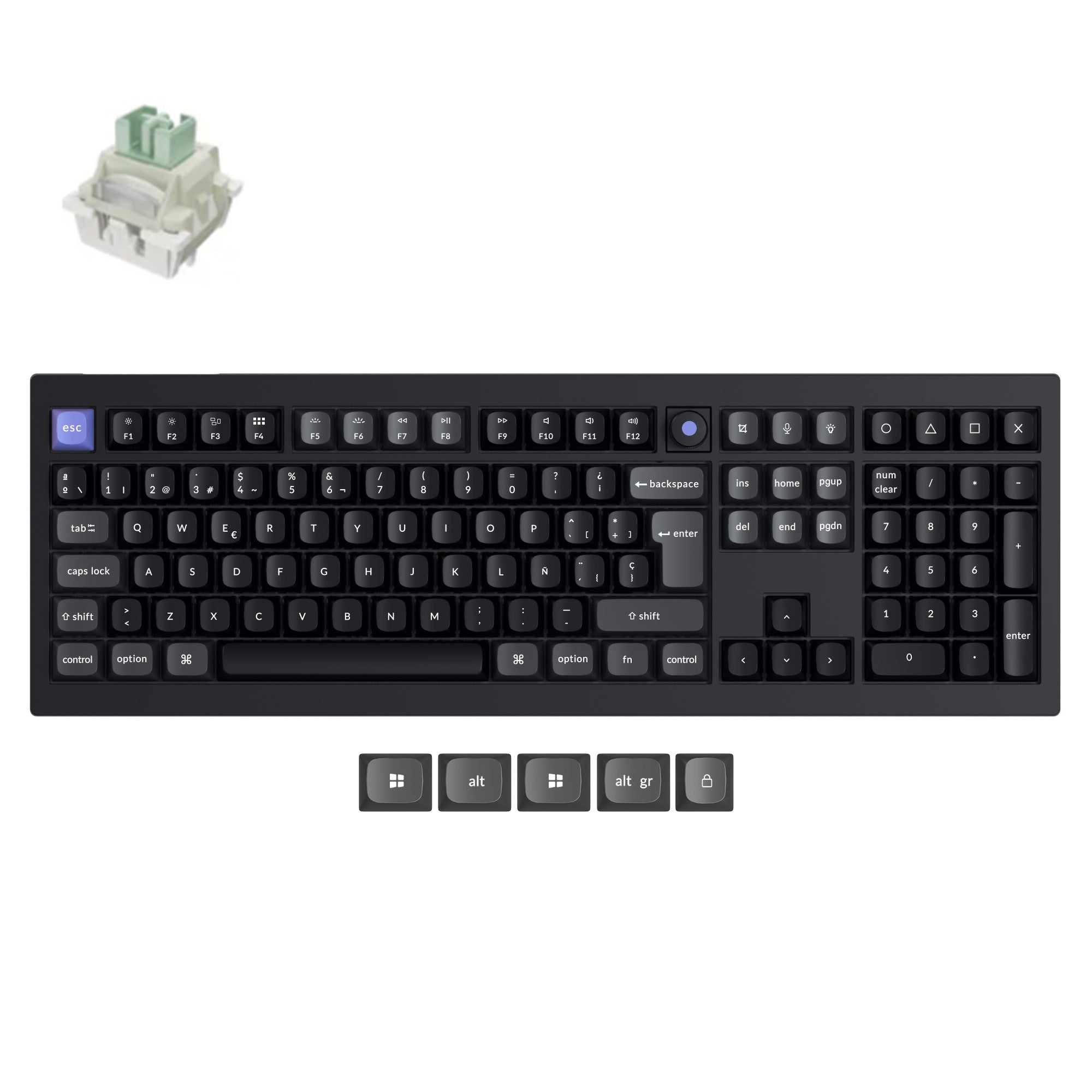 Keychron Q6 HE 8K Magnetic Switch Keyboard(ISO Layout Only Wired Keyboard)