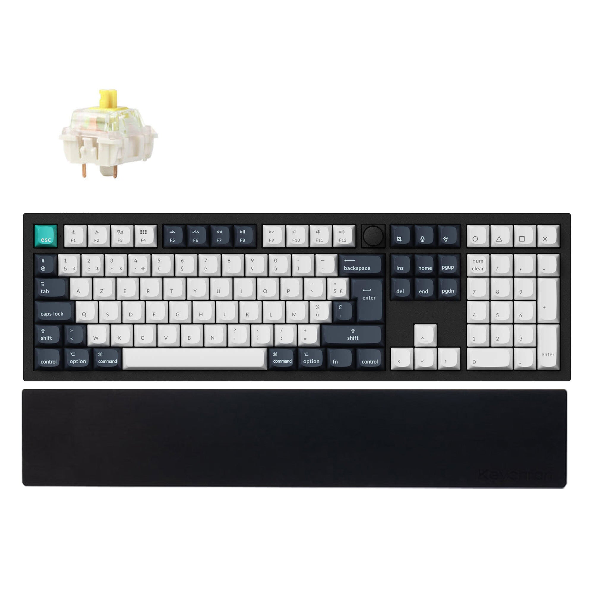 Keychron Q6 Max ISO Keyboard + Palm Rest Combo