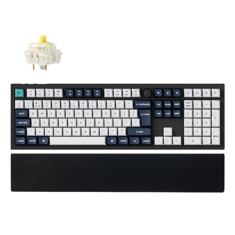 Keychron Q6 Max ISO Keyboard + Palm Rest Combo