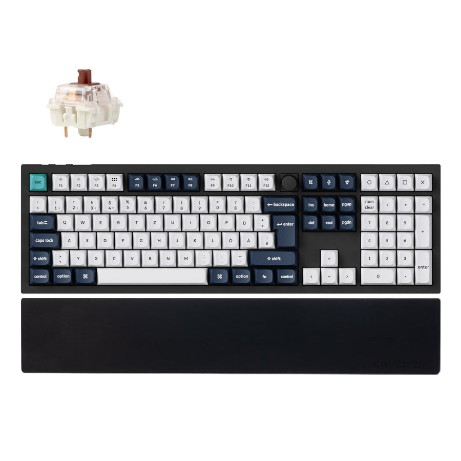 Keychron Q6 Max ISO Keyboard + Palm Rest Combo