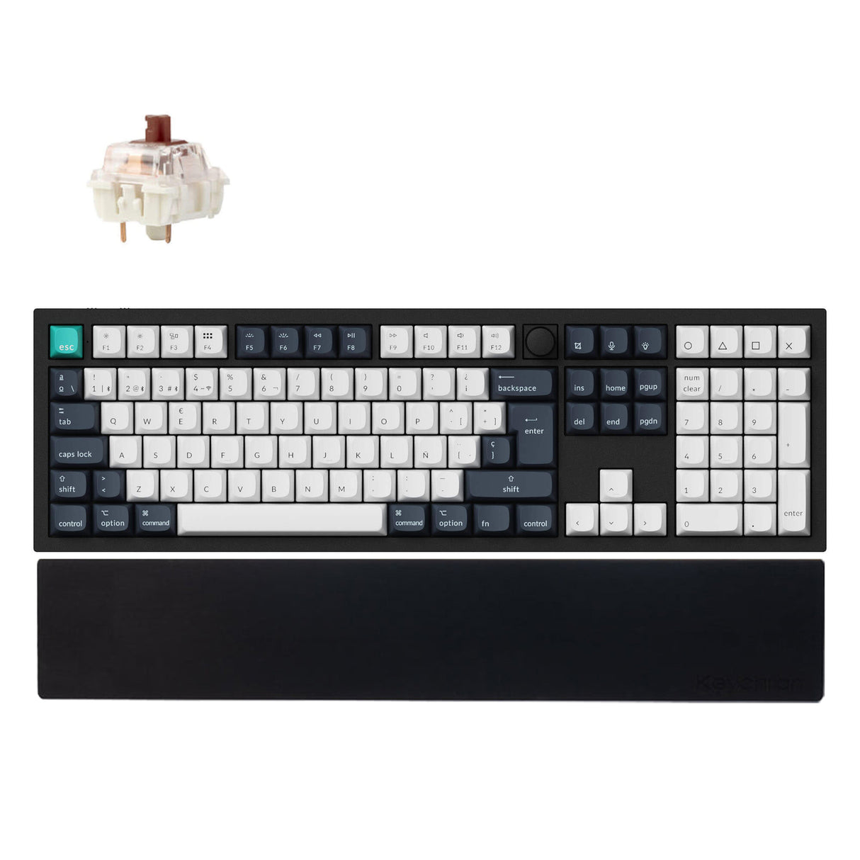 Keychron Q6 Max ISO Keyboard + Palm Rest Combo