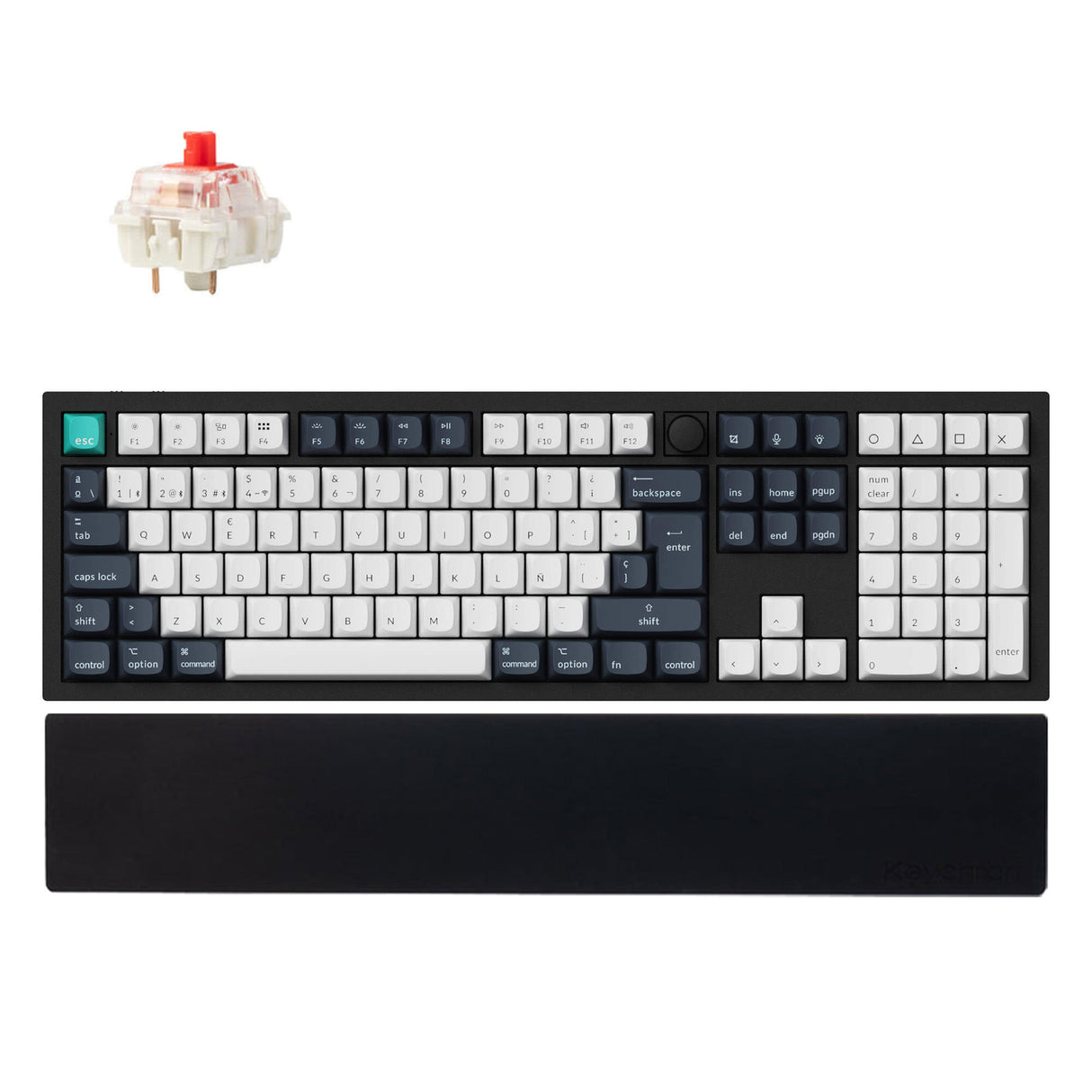 Keychron Q6 Max ISO Keyboard + Palm Rest Combo