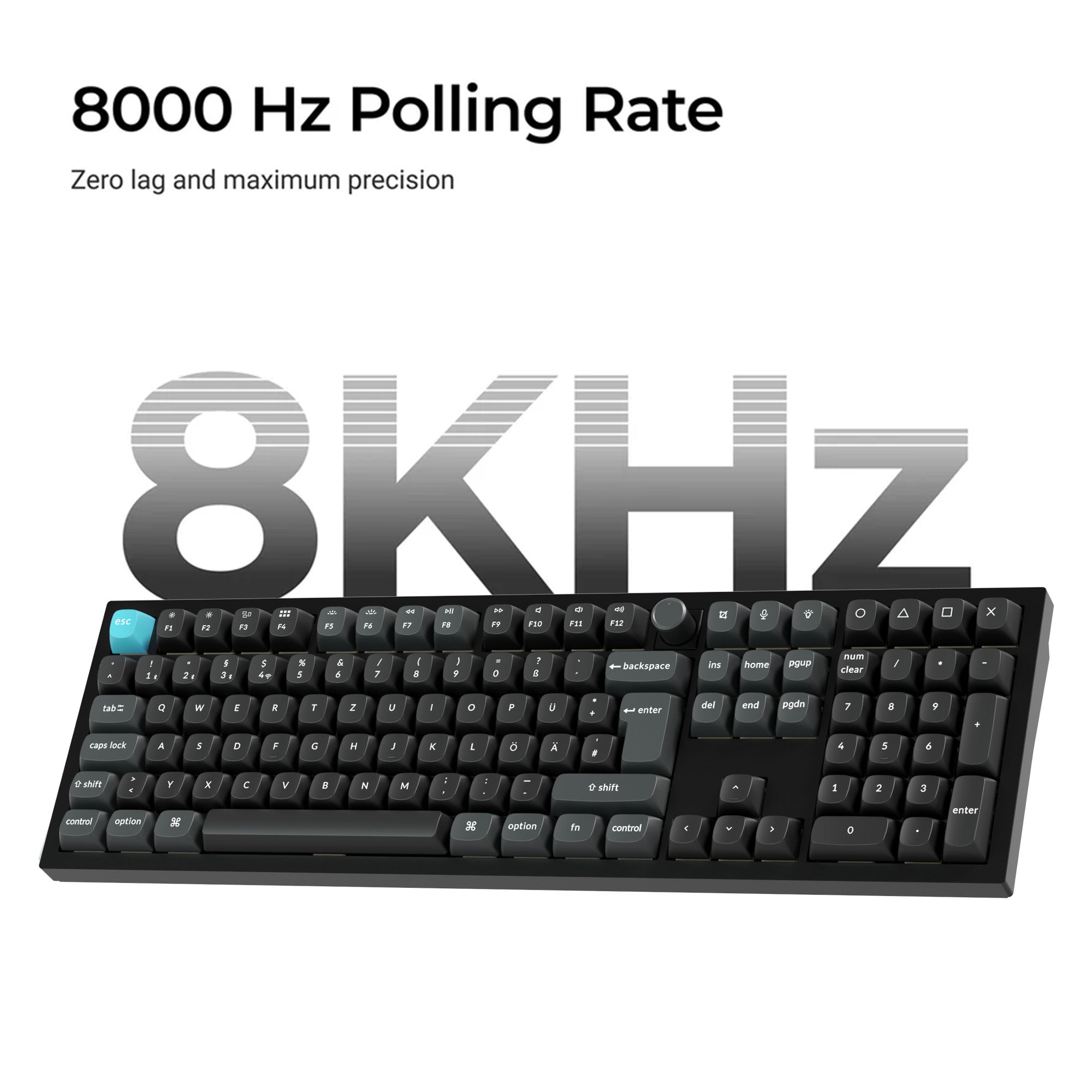 Keychron Q6 Ultra 8K Wireless Custom Mechanical Keyboard (ISO Layout)