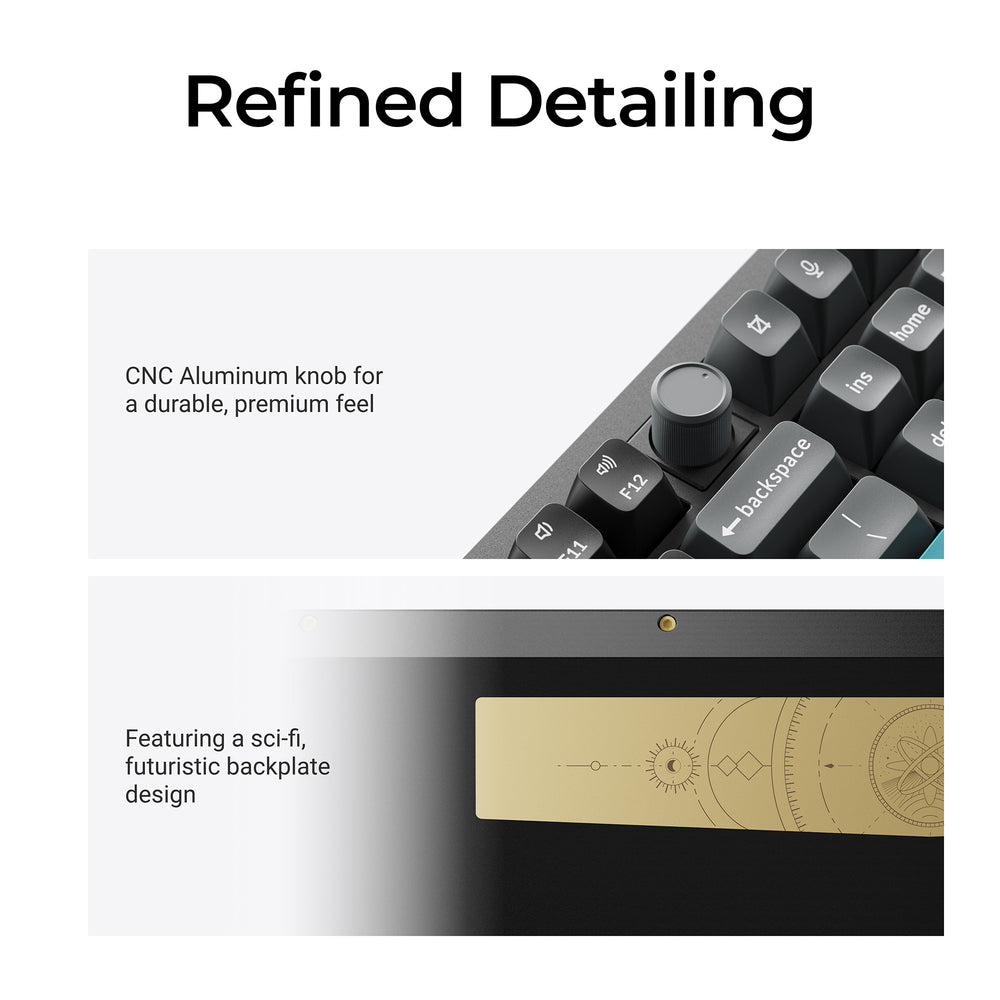 Keychron Q6 Ultra 8K Wireless Custom Mechanical Keyboard (US ANSI Layout)