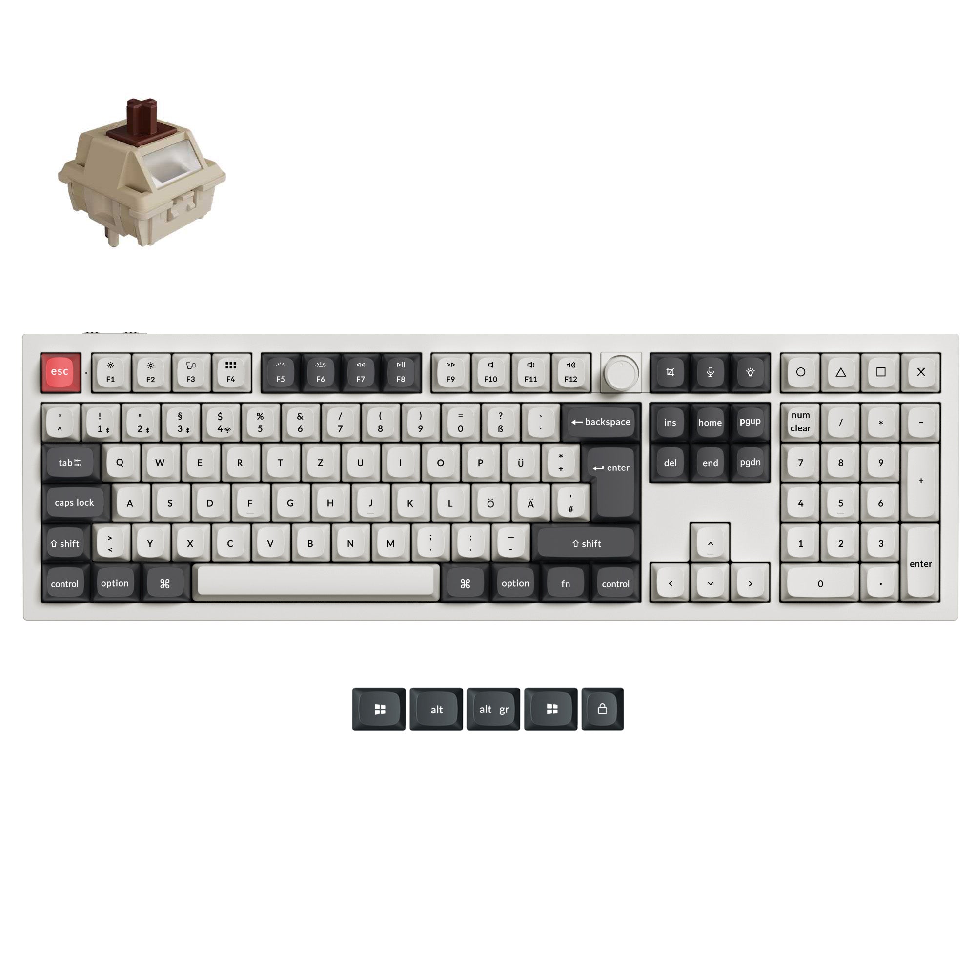Keychron Q6 Ultra 8K Wireless Custom Mechanical Keyboard (ISO Layout)