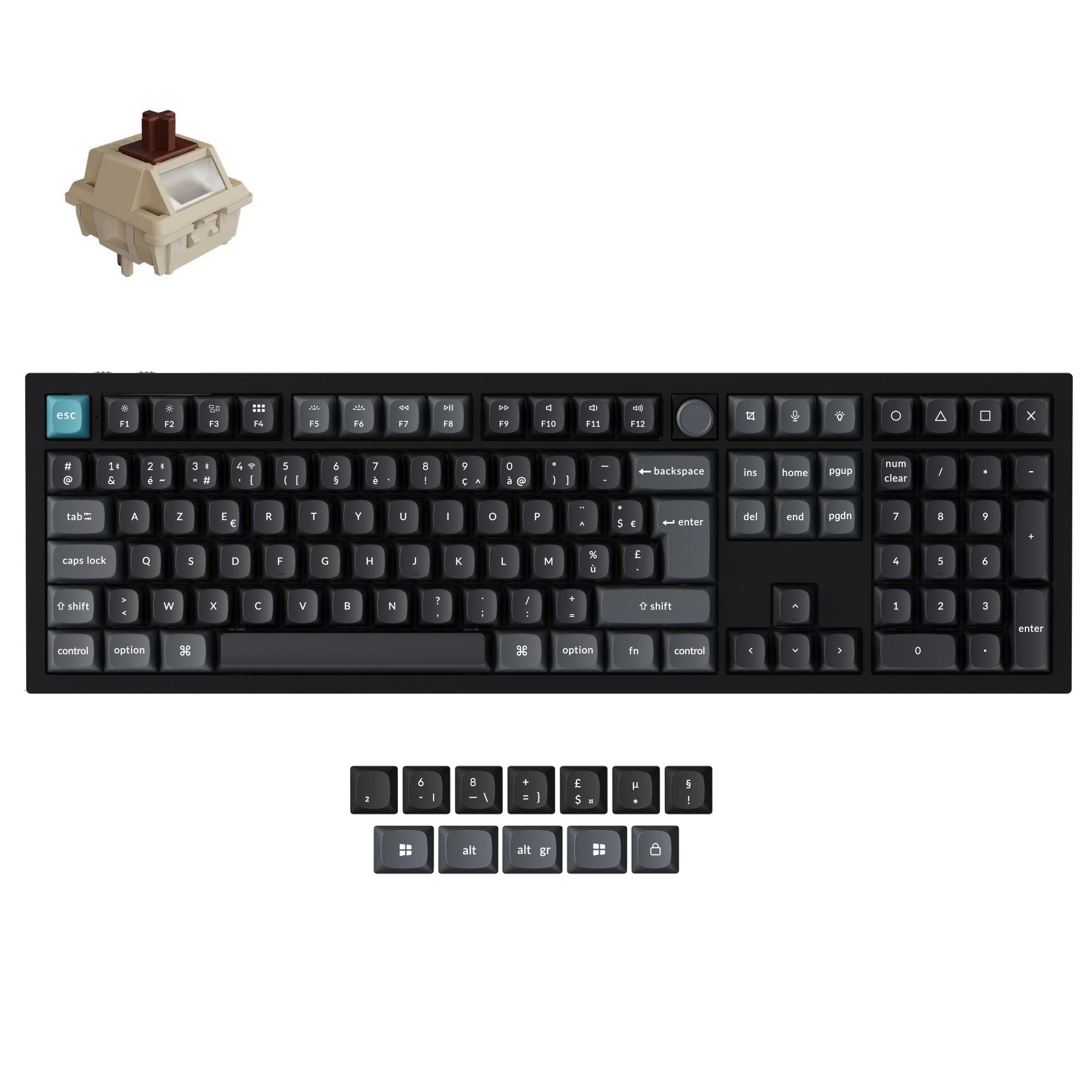 Keychron Q6 Ultra 8K Wireless Custom Mechanical Keyboard (ISO Layout)