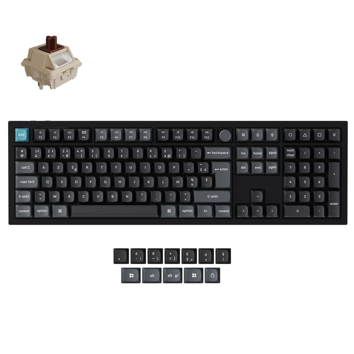 Keychron Q6 Ultra 8K Wireless Custom Mechanical Keyboard (ISO Layout)