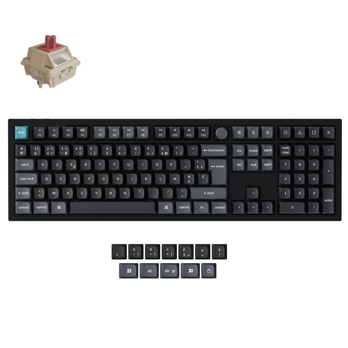 Keychron Q6 Ultra 8K Wireless Custom Mechanical Keyboard (ISO Layout)