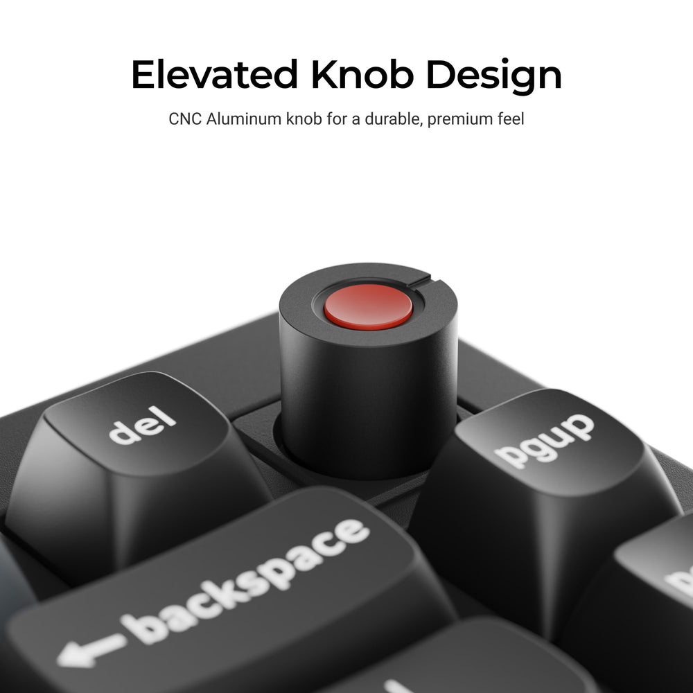 Keychron V1 8K QMK Wired Custom Mechanical Keyboard (US ANSI Layout Only Wired Keyboard)