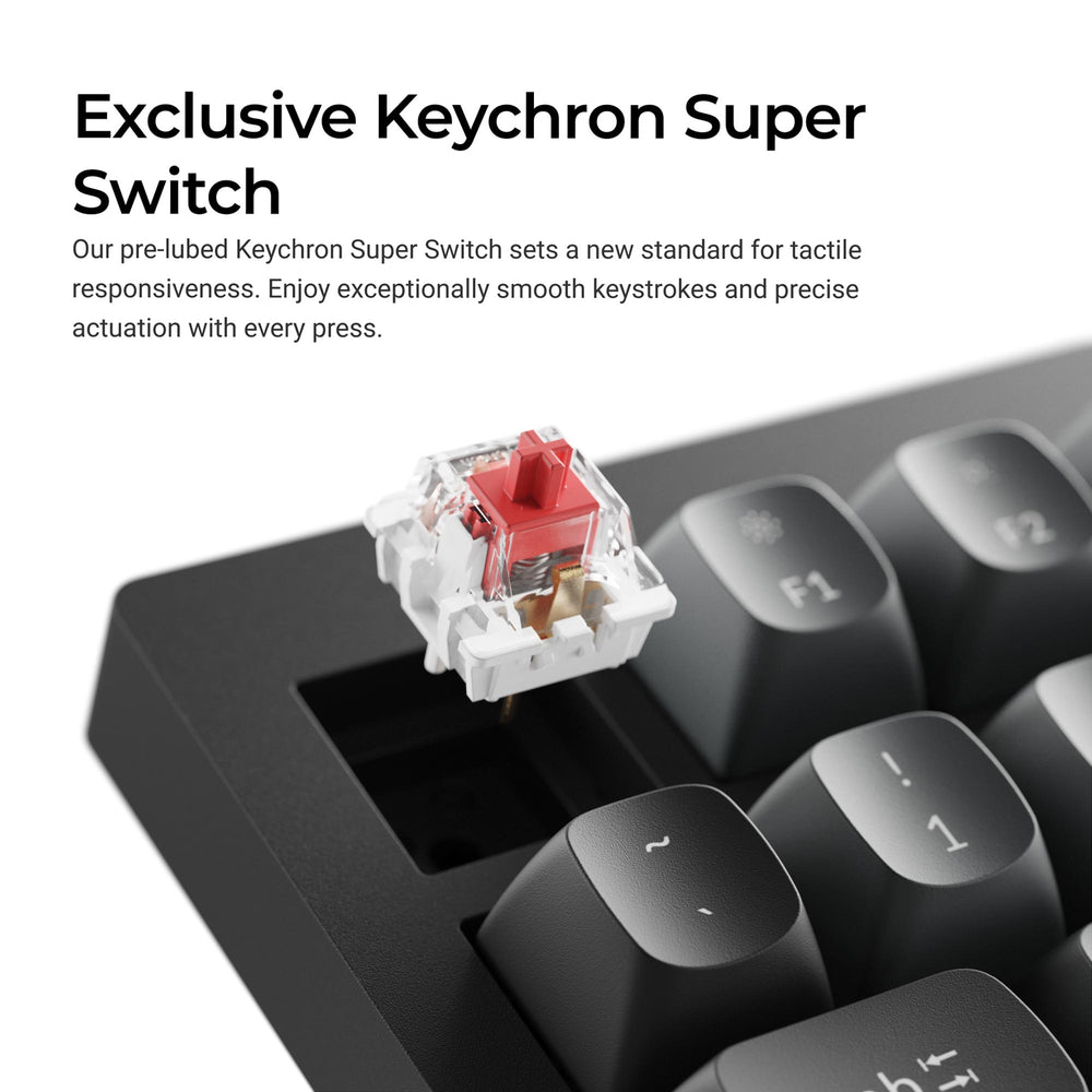 Keychron V1 8K QMK Wired Custom Mechanical Keyboard (US ANSI Layout Only Wired Keyboard)