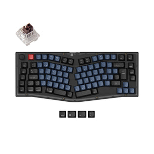 Keychron V10 (Alice Layout) QMK benutzerdefinierte mechanische Tastatur ISO Layout Sammlung