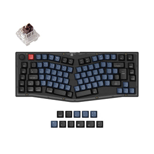 Keychron V10 (Alice Layout) QMK benutzerdefinierte mechanische Tastatur ISO Layout Sammlung