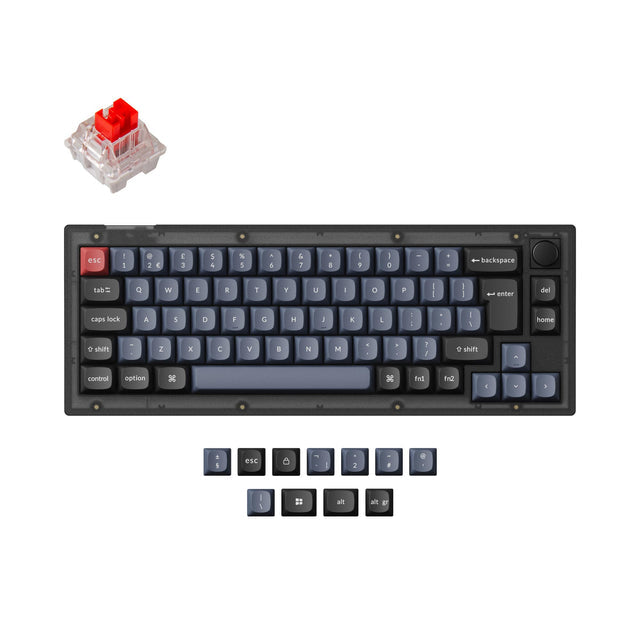 Keychron V2 QMK Benutzerdefinierte mechanische Tastatur ISO Layout Sammlung