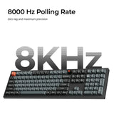 Keychron V6 8K QMK Wired Custom Mechanical Keyboard(ANSI US Layout)