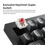 Keychron V6 8K QMK Wired Custom Mechanical Keyboard(ANSI US Layout)