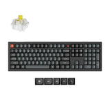 Keychron V6 8K QMK Wired Custom Mechanical Keyboard(ANSI US Layout)
