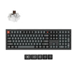 Keychron V6 8K QMK Wired Custom Mechanical Keyboard(ANSI US Layout)